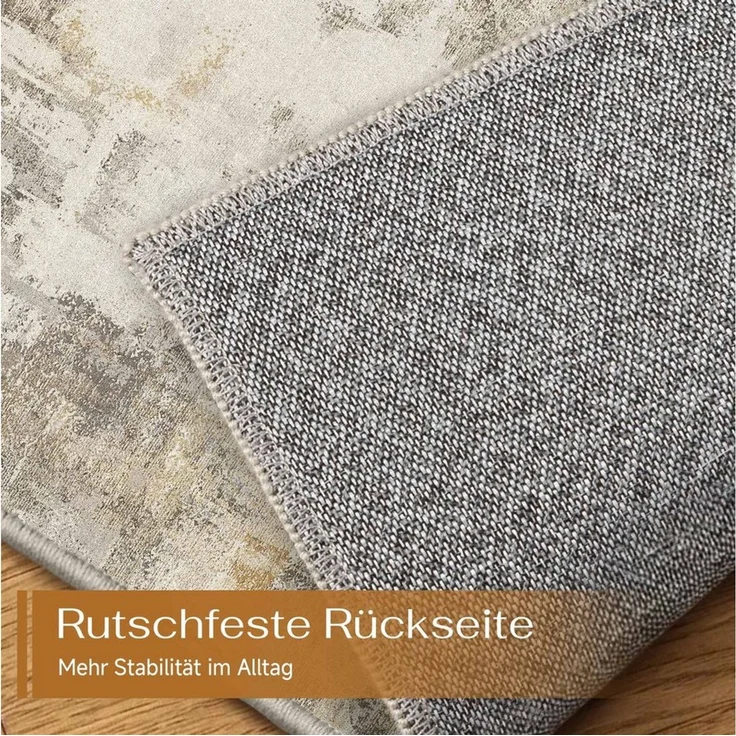 PURECOZY Teppich Kurzflor, modern abstrakt Scandi-Look, waschbar & weich, Rechteckig, Höhe: 5 mm, geeignet für Innenräume, 120x180, 160x230, 200x300, 300x400 cm – Bild 4