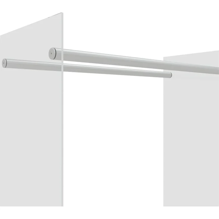 vidaXL Brennholzregal Transparent 80x35x100 cm Hartglas 327469 – Bild 4