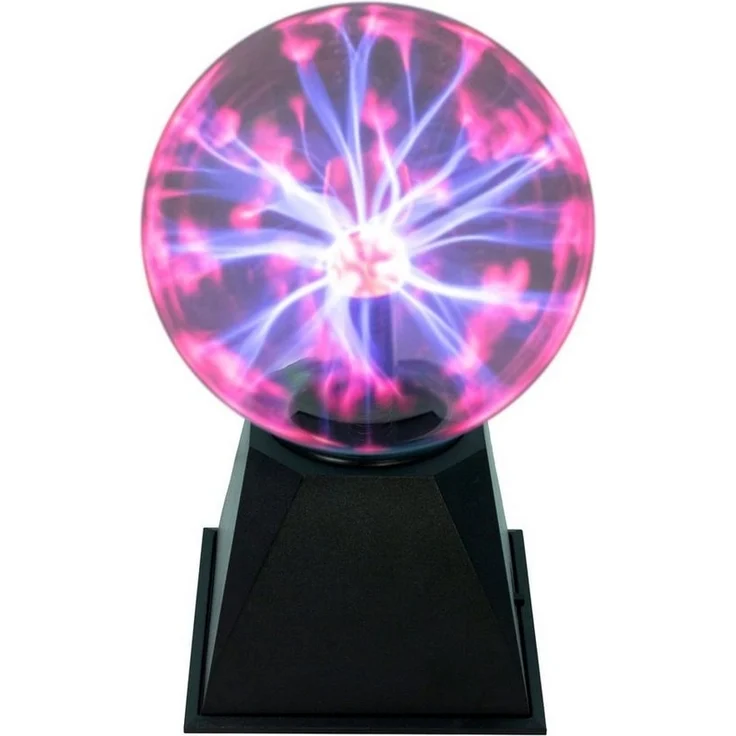 SATISFIRE LED Dekolicht Plasmakugel Plasmaball magisch zuckend Blitz-Show rot, rot – Bild 3