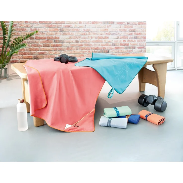 Dyckhoff Sporthandtuch Mikrofaser Sporttuch, Microfaser (2-St), auch als 2er Set erhätlich – Bild 2