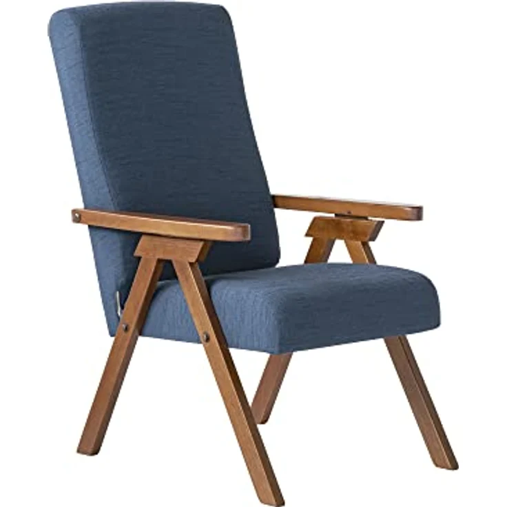 ESSEGI SRL Flamme Sessel, Buche, blau, Large – Bild 2