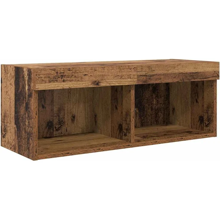 vidaXL TV-Wandgeräte 4 stk. Altholz Holzwerkstoff 3402944 – Bild 7