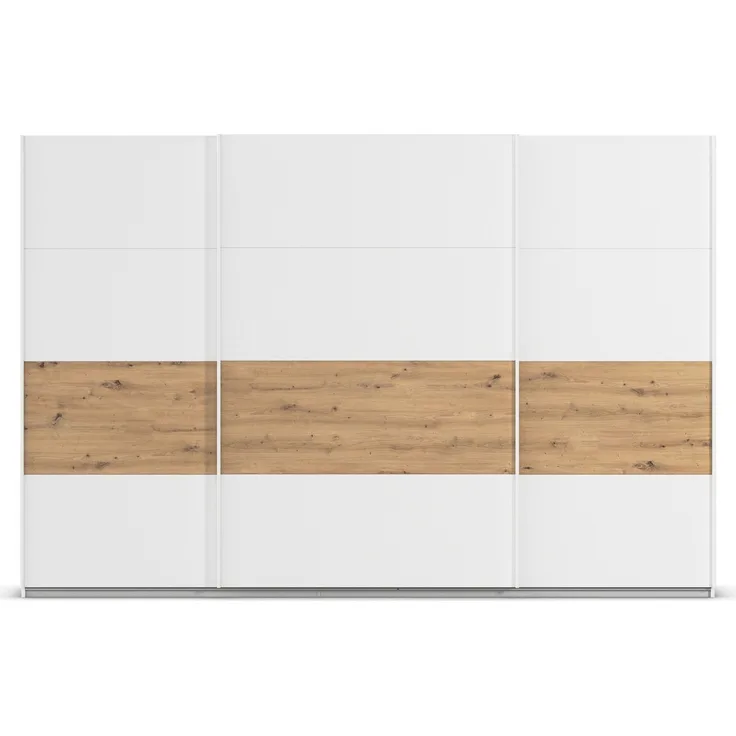 rauch Schwebetürenschrank Schwebetürenschrank Kleiderschrank Schrank Garderobe CORTONA inkl. Inneneinteilung, 2 Stoffboxen und zusätzlichen Einlegeböden