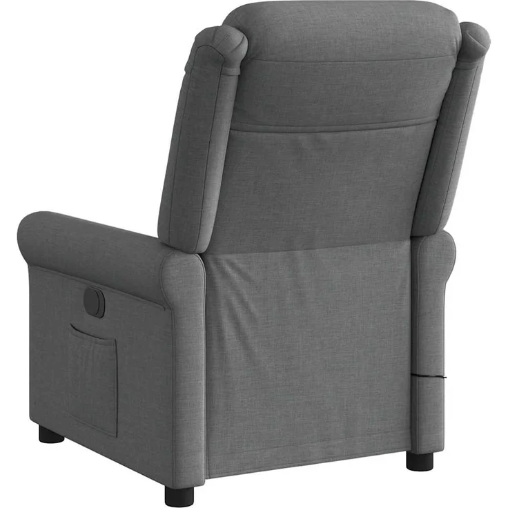 vidaXL Massagesessel Elektrisch Dunkelgrau Stoff 3303305 – Bild 6