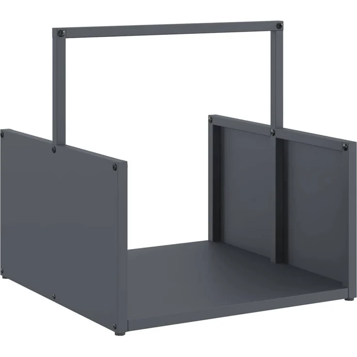 vidaXL Brennholzregal Anthrazit 40x40x40 cm Kaltgewalzter Stahl 864273 – Bild 2