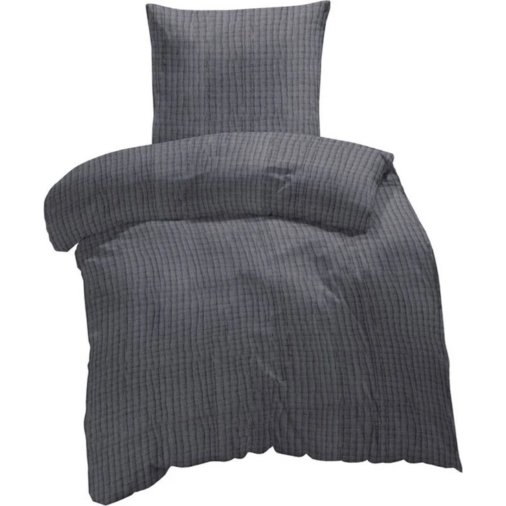 One Home Bettwäsche Musselin Malou, Musselin, 2 teilig, Komfort, weiche Baumwolle für Sommer und Winter geeignet – Bild 1