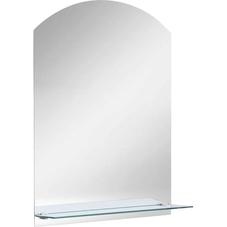 vidaXL Wandspiegel mit Regal 20×40 cm Hartglas [249429]