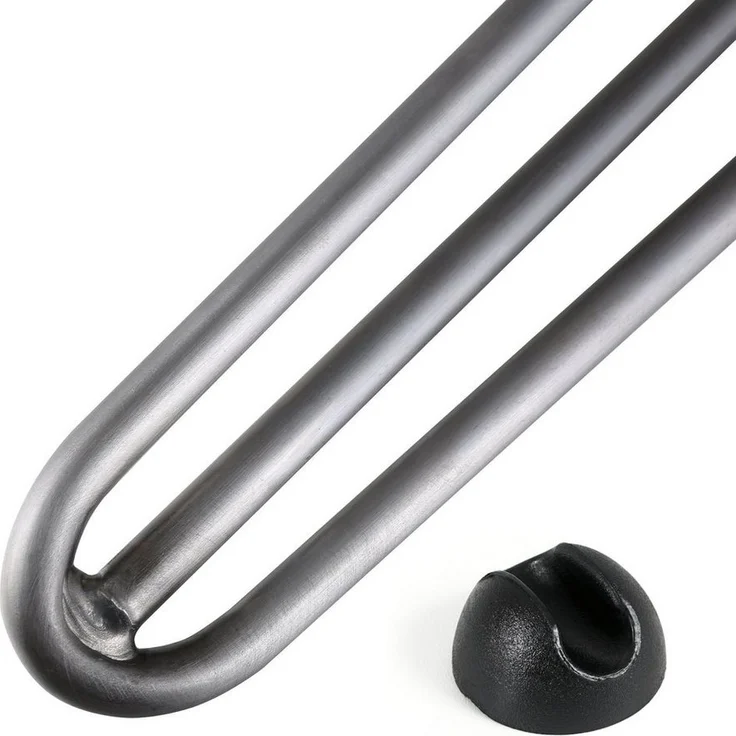 Zelsius Tischbein 4er Set Tischbeine aus Stahl, Rohstahl, (H) 71 cm, 3 Streben – Bild 2