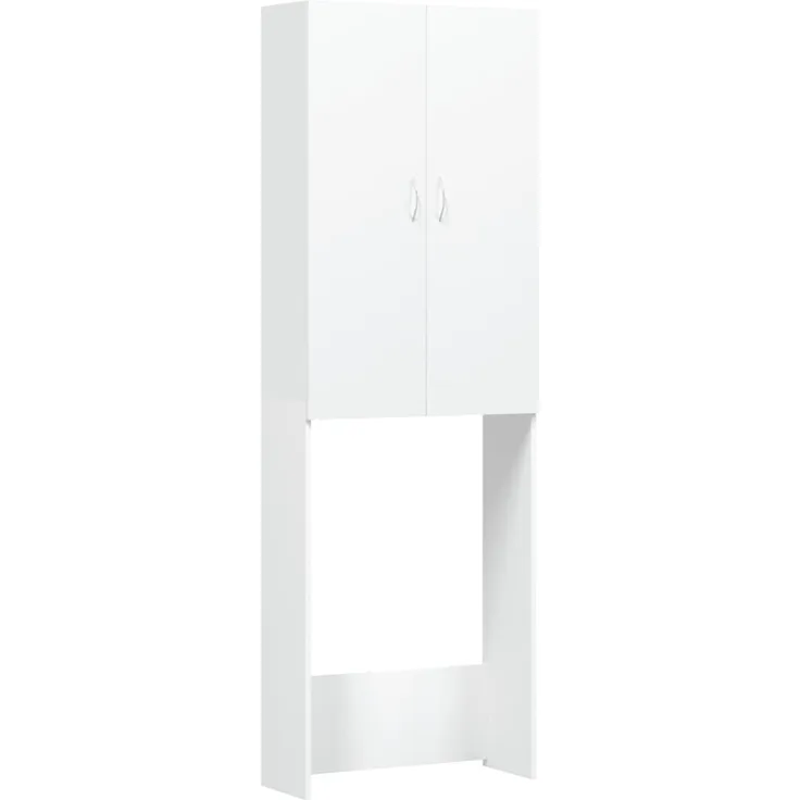 vidaXL Waschmaschinenschrank Weiß 64x25,5x190 cm 808413