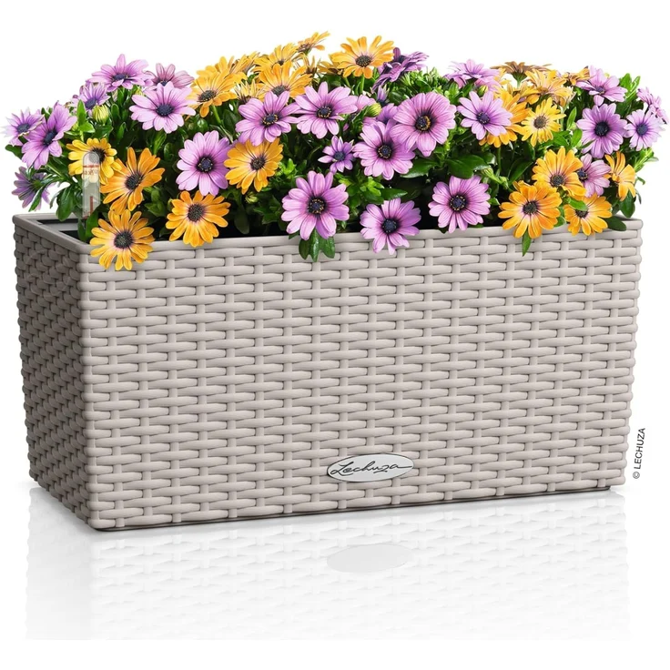 Lechuza Blumenkasten-Set Balconera Cottage 40 Kunststoff sandbraun 40,4 x 19,2 cm – Bild 2