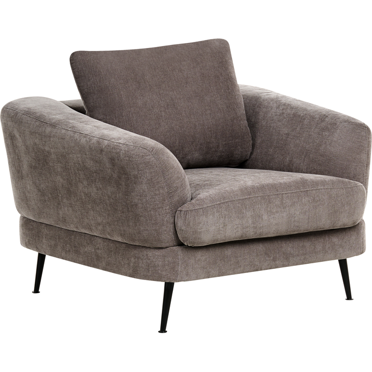 Sessel KJAER Chenillegewebe Taupe