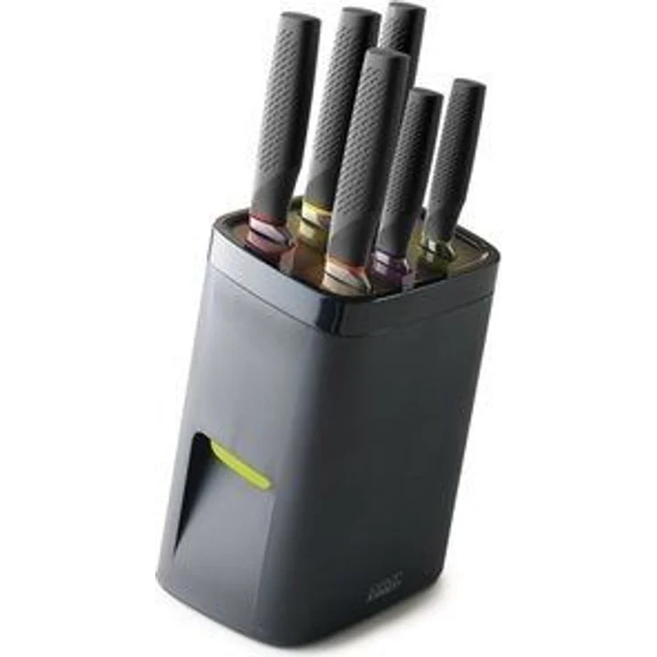 Joseph Joseph Lock Block™ - 6-teiliges Messerset mit integrierter Kindersicherung - Schwarz – Bild 6