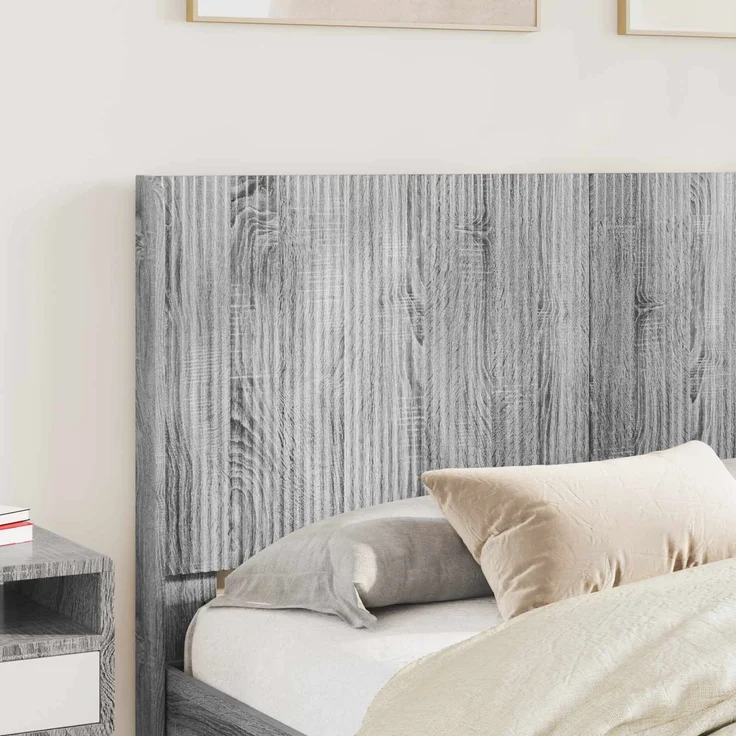 vidaXL Bettgestell mit Stauraum und Kopfteil Sonoma-Grau 160 x 200 cm 3413934 – Bild 3