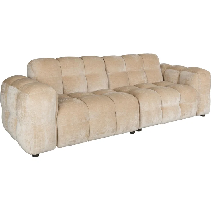 HACKMAN 3-Sitzer Sofa Velours Beige von DUTCHBONE – Bild 1