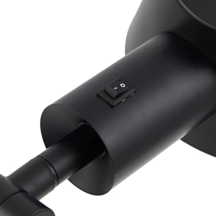 Lindby Corali Tischlampe, schwarze Metallleuchte mit verstellbarem Schirm, 64 cm Höhe für Wohnzimmer & Esszimmer – Bild 8