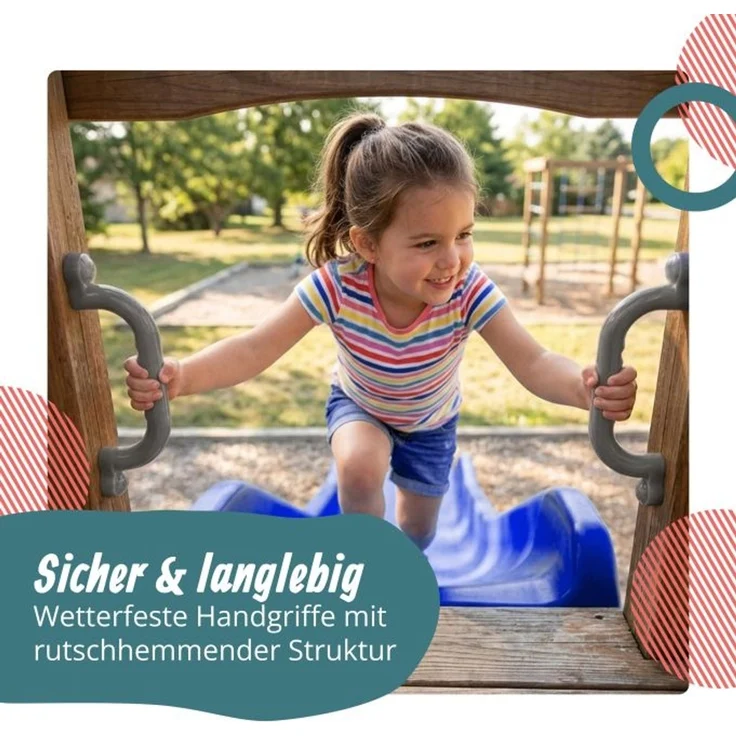 Relaxdays Klettergerüst-Griffe im Set – Bild 2