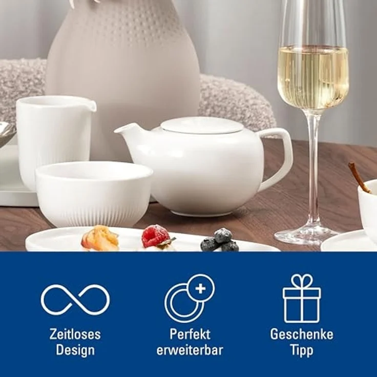 Villeroy & Boch Afina Teekanne mit Deckel & Filter 420 ml – Bild 5