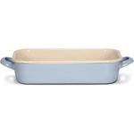 KARL KRÜGER Vierkantpfanne SYLT 26 cm - Pastellblau emailliert