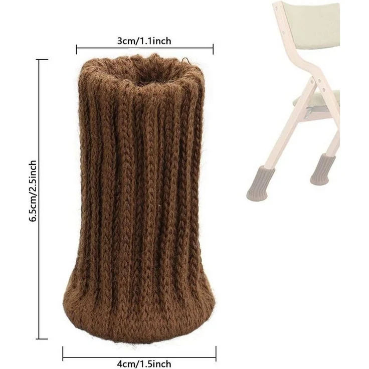 TUWENA Tischbein 24 Stück Stuhlbeinsocke Möbel Socken mit Fühlte Pads, Schutz Stuhl – Bild 1