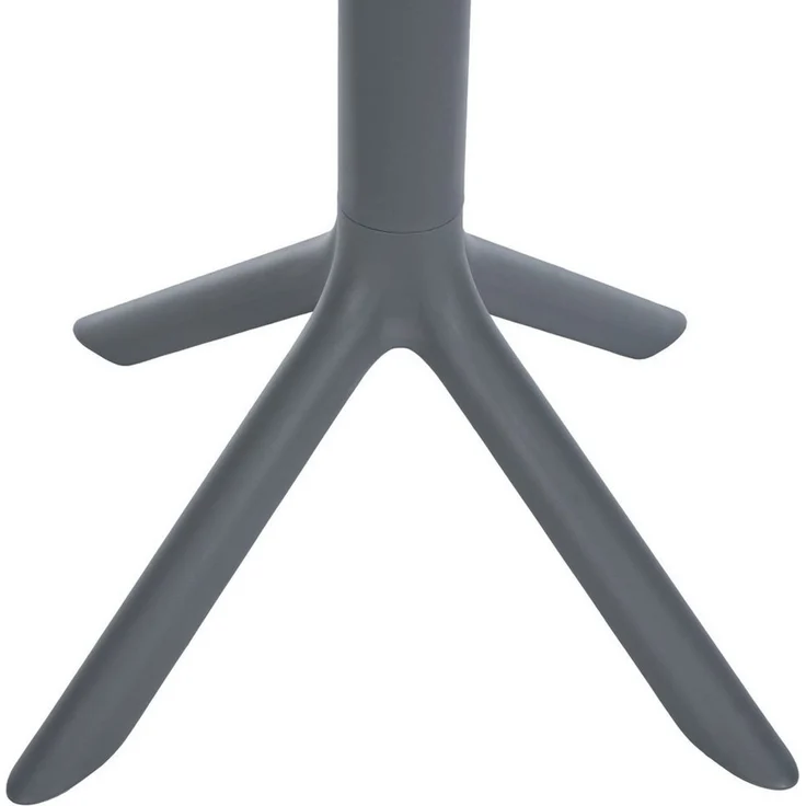 TPFLiving Beistelltisch Sevara (Pflegeleicht und langlebig, Wetterfest & UV-beständig – ideal für den Außenbereich), Maße (TxBxH): 60 x 60 x 76cm - Farbe: anthrazit – Bild 3