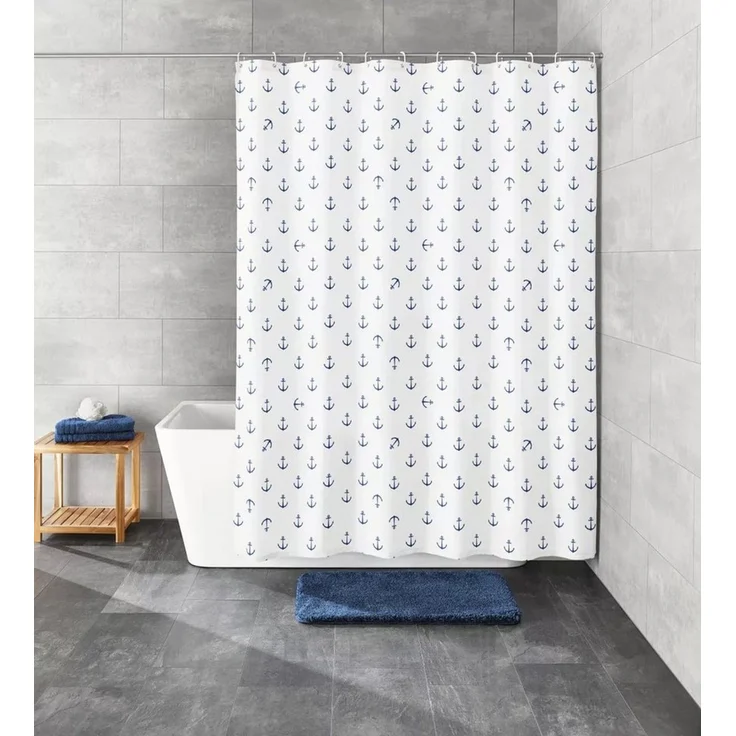Kleine Wolke Duschvorhang Duschvorhang Anchor Breite 120 cm (1, 1-tlg) – Bild 1