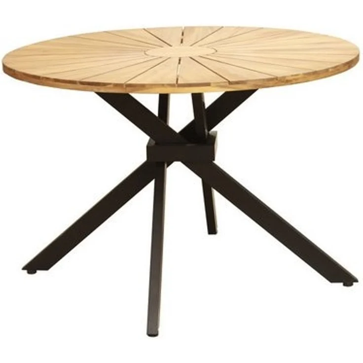 Primaster Gartentisch Paros Ø 115 x 75cm rund Akazienholz Tisch Esstisch Tisch – Bild 4