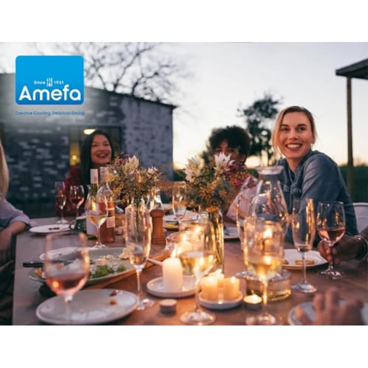 Amefa ROYAL STEAK Steakmesser Set 6-teilig blau hochglanzpoliert – Bild 8