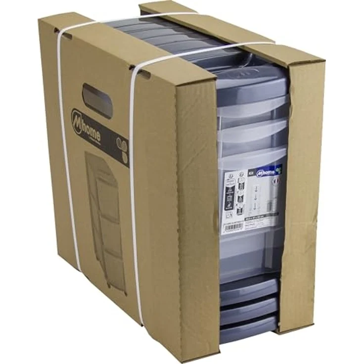Mondex Schubladen Rollcontainer Turm Wagen Wäschesortierer schmal – Bild 5