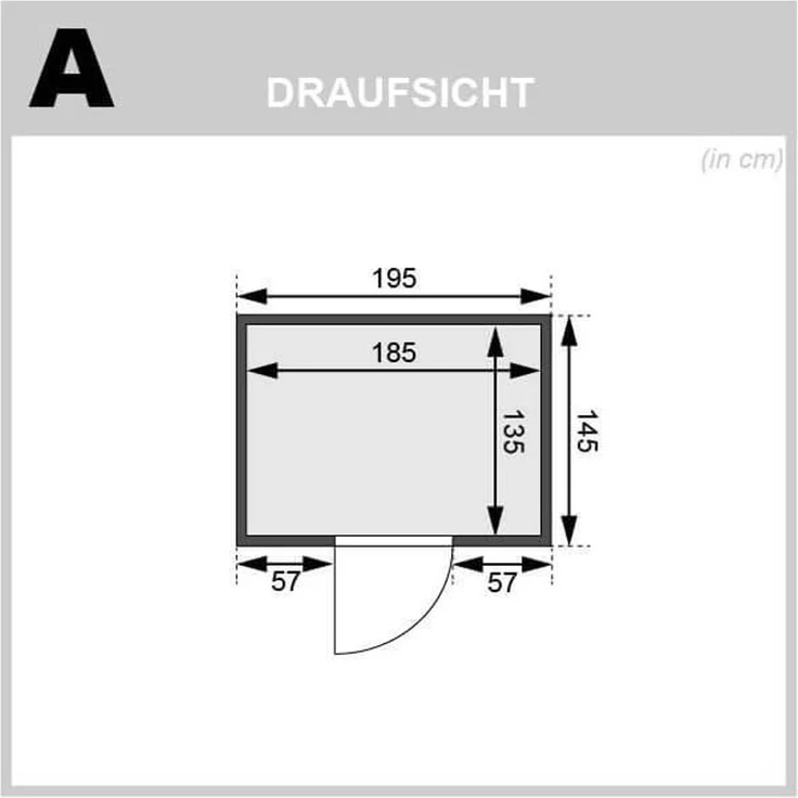 Karibu Sauna Selena + 9kW Saunaofen mit integrierter Steuerung – Bild 4