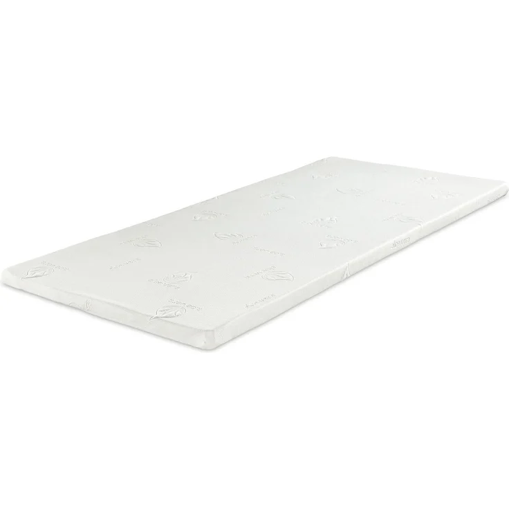 Bestschlaf Aloe-Vera-Matratzenbezüge für Matratzenauflagen / Topper, Größe : 80 x 190 x 7 cm – Bild 1