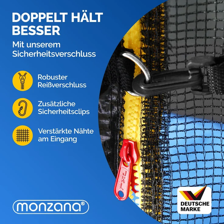 Monzana Sicherheitsnetz für Rundtrampoline mit 183 cm Durchmesser – Bild 6