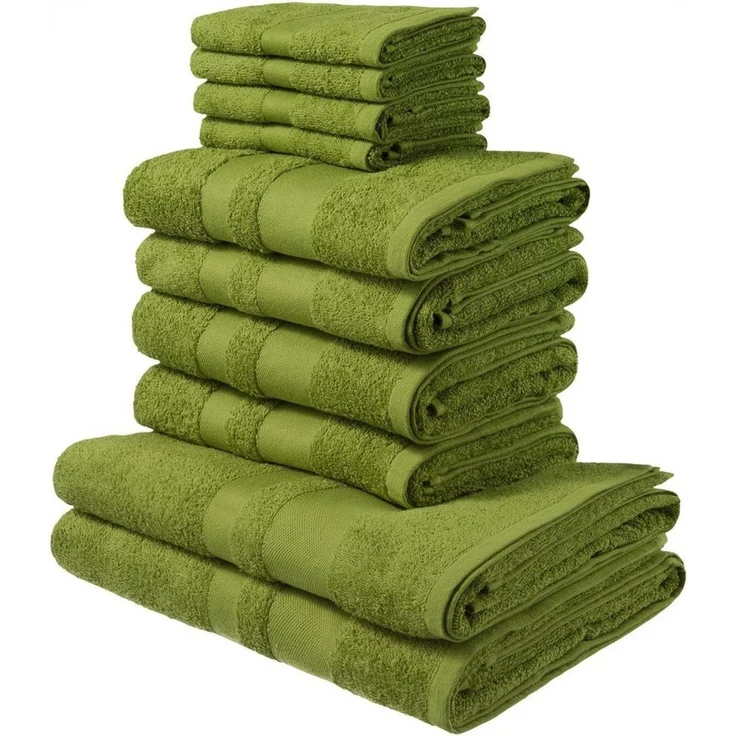 OTTO home Handtuch Set Vanessa, 10-tlg Handtuch-Set, in Standard- und Premium-Qualität, weich, Walkfrottee (Set, 10-St), 100% Baumwolle, Duschtücher, Handtücher, Gästetücher, mit Bordüre – Bild 5