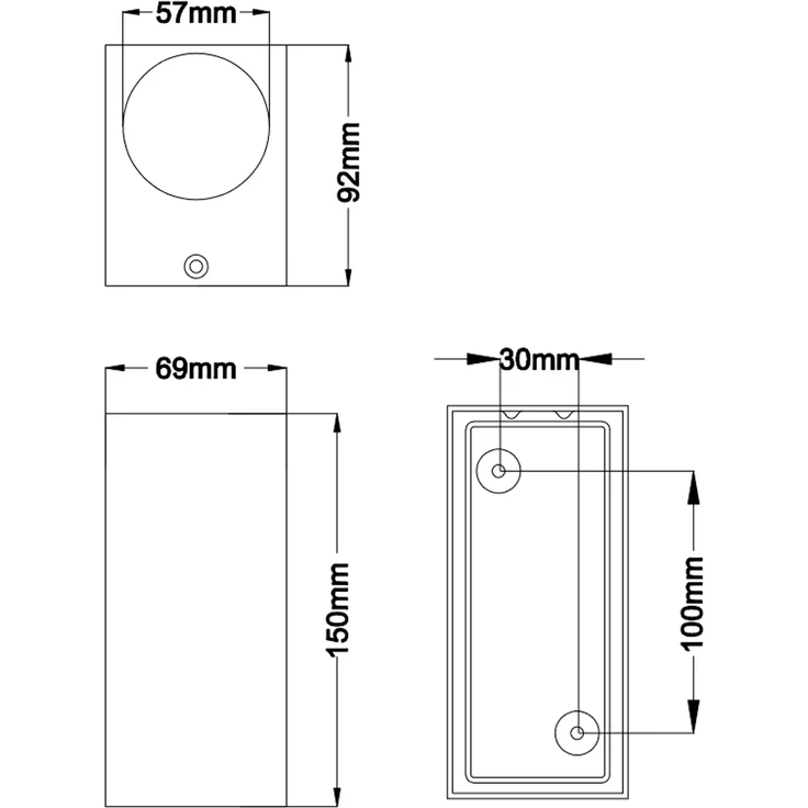 Trio Leuchten Außen-Wandleuchte Roya GU10 anthrazit Up- & Downlight – Bild 10