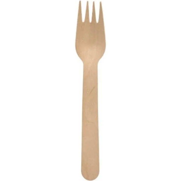 100 Gabeln Holz, gewachst 16 cm – Bild 2