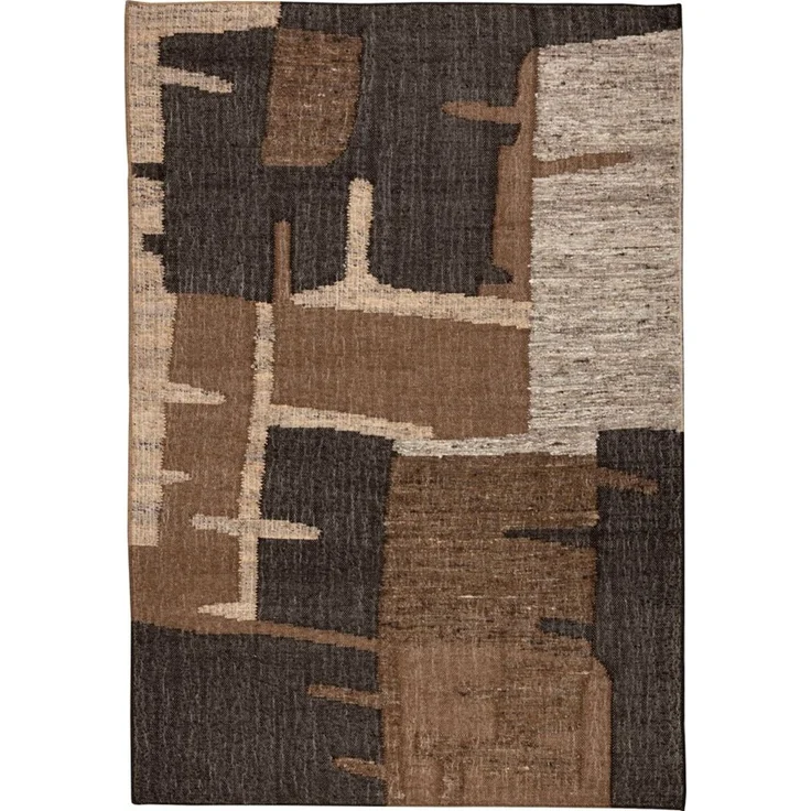 Teppich Briton 200x300 cm in Braun, Dutchbone aus Wolle, handgewebt – Bild 6