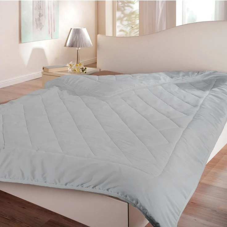 Bestlivings Sommerbettdecke ohne zusätzlichen Bettbezug nutzbar, Füllung: Kunstfaser, Bezug: Polyester, leicht, samtig-weich, waschbar bis 60 °C, schnelltrocknend, bügelfrei – Bild 3