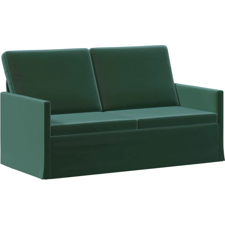 vidaXL Sofa-Set 2 pcs Dunkelgrün Samt (V) 3433205 – Bild 3