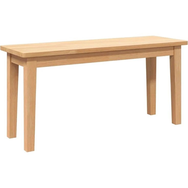 vidaXL Bank 90 cm Massivholz Gummibaum 4102595 – Bild 6