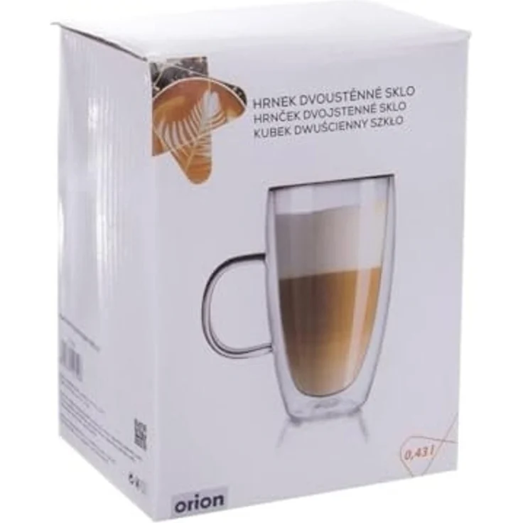 Orion Orion Thermoglas 430 ml doppelwandig für Latte 8543 – Bild 3