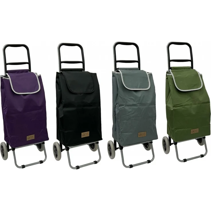 Einkaufstrolley Einkaufswagen Shopping Tasche Trolley 011 grün