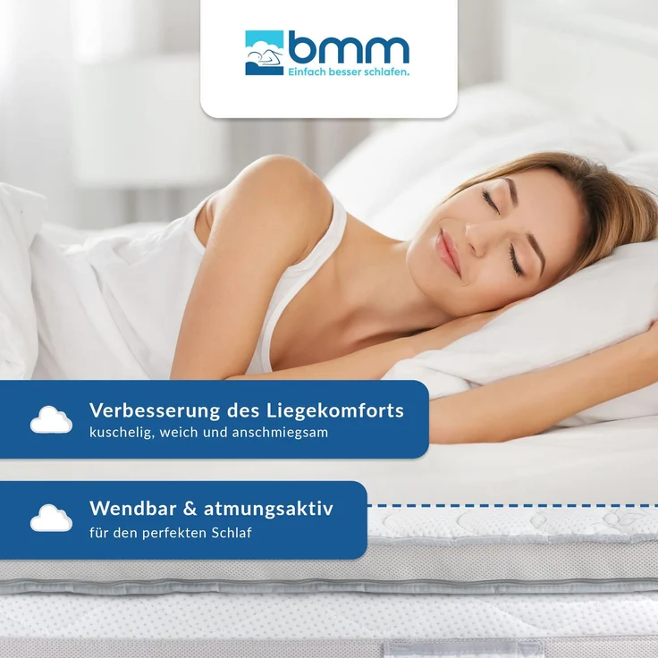 BMM Topper Komfort 100 x 200 cm – Bild 4