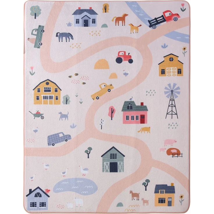 Hakuna Matte Kinderteppich Wolkenweiche Spielmatte Baby 160x120x1,5cm – Kinderzimmer Teppich, Höhe: 15 mm, Leicht, Rutschfest, Waschbar – Bild 1