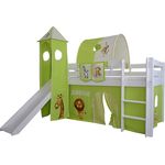 4-teiliges Stoffset für Hochbett Sam, in drei verschiedenen Designs : Zoo