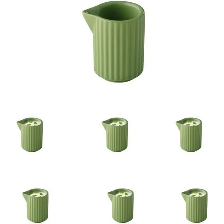 APS Milchkännchen THE GRID, 6 Stück, 0,04 l, (Set, 6-St), 40 ml Porzellan – Bild 1