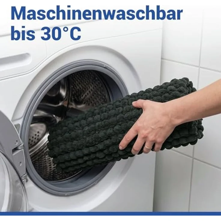 WENKO SOLIVO Badteppich 50 x 80 cm, Grün – Bild 7
