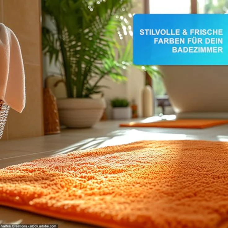NYVI NYVISpa Badematten Set 2-teilig, Chenille 45x50 + 50x80 cm, Beige - rutschfest, saugfähig, schnell trocknend, Fußbodenheizung geeignet, Oeko-TEX – Bild 2