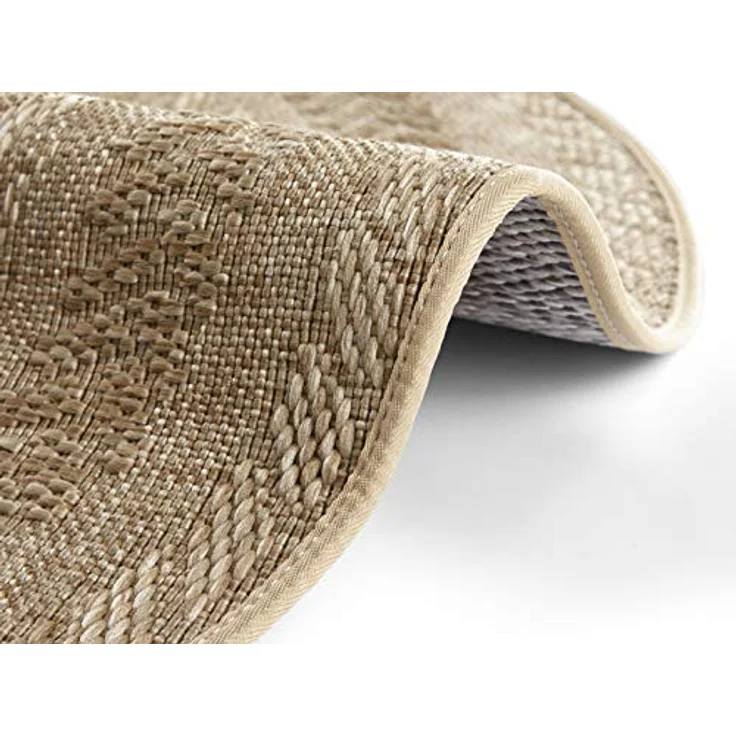 HANSE Home Teppich Almendro, rund, Höhe: 6 mm, Sisal Optik, Robust, Pflegeleicht, Flachgewebe – Bild 7