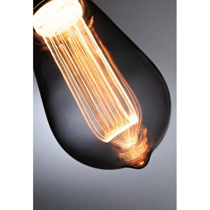 Paulmann 28880 LED Kolben Arc E27 Inner Glow Edition 1800K Rauchglas – Bild 5