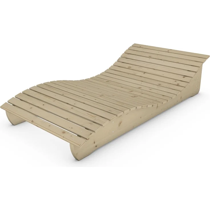 Gartenliege "Relax-Gertl" (Fichte) 1-teilig Liegebreite 100 cm Himmelsliege – Bild 2