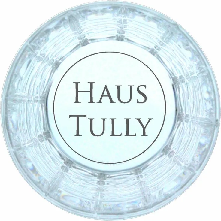 Game of Thrones Whiskygläser Set Haus Tully, Graviertes Whiskyglas, GoT, 2 Stück, Kristallglas, 345 ml